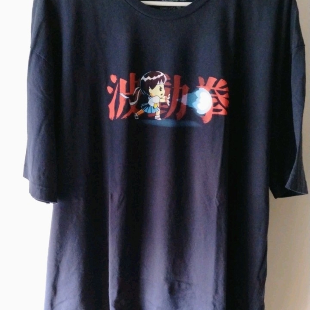 Anime Graphic Black T-Shirt